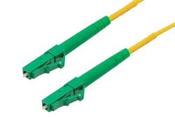 PE3FCA033 - Fiber Optic Patch Cable, Simplex LC APC to LC APC, SM OS2, 2.0mm LSZH, Yellow