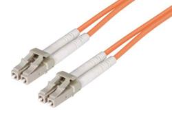 PE3FCA048 - Fiber Optic Patch Cable, Duplex LC UPC to LC UPC, MM OM1, 2.0mm LSZH, Orange
