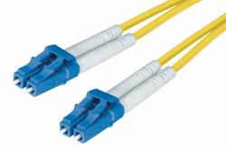 PE3FCA073 - Fiber Optic Patch Cable, Duplex LC UPC to LC UPC, SM OS2, 2.0mm Plenum, Yellow