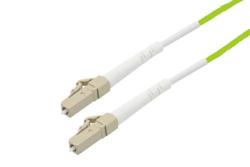 PE3FCA111 - Fiber Optic Patch Cable, Simplex LC UPC to LC UPC, MM OM5, 2.0mm LSZH, Lime Green