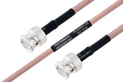 PE3M0001 - MIL-DTL-17 BNC Male to BNC Male Cable Using M17/60-RG142 Coax