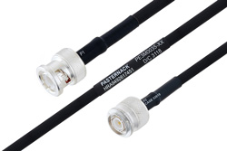 PE3M0035 - MIL-DTL-17 BNC Male to TNC Male Cable Using M17/84-RG223 Coax