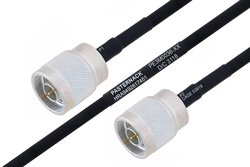 PE3M0036 - MIL-DTL-17 N Male to N Male Cable Using M17/84-RG223 Coax