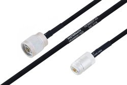 PE3M0037 - MIL-DTL-17 N Male to N Female Cable Using M17/84-RG223 Coax