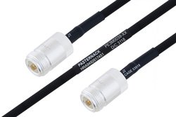 PE3M0039 - MIL-DTL-17 N Female to N Female Cable Using M17/84-RG223 Coax