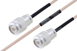 PE3M0099 - MIL-DTL-17 TNC Male to TNC Male Cable Using M17/113-RG316 Coax