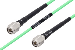 Temperature Conditioned TNC Male to TNC Male Low Loss Cable Using PE-P142LL Coax