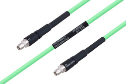 Temperature Conditioned SMA Male to SMA Male Low Loss Cable Using PE-P300LL Coax