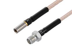 PE3M0353 - MIL Size 16 D38999 Contact Socket to SMA Female Cable, D38999 Series II, Using M17/113-RG316 Coax with HeatShrink, LF Solder