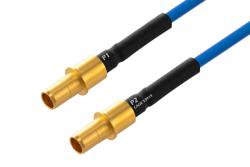 PE3M0366 - BMA Size 8 D38999 Contact Pin to BMA Size 8 D38999 Contact Pin Cable Using PE-P086 Coax with HeatShrink, LF Solder
