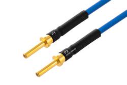 PE3M0390 - SMPS Size 16 D38999 Contact Pin to SMPS Size 16 D38999 Contact Pin Cable Using PE-P047 Coax with HeatShrink, LF Solder