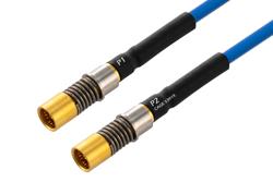 PE3M0393 - BMA Size 8 D38999 Contact Socket to BMA Size 8 D38999 Contact Socket Cable Using PE-P086 Coax with HeatShrink, LF Solder