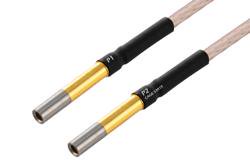 PE3M0407 - MIL Size 16 Contact Socket to MIL Size 16 Contact Socket Cable, D38999 Series I, III, IV, Using M17/113-RG316 Coax with HeatShrink,