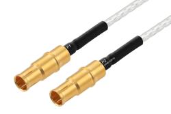 PE3M0410 - MIL Size 8 D38999 Contact Socket to MIL Size 8 D38999 Contact Socket Cable Using PE-SR405FL Coax with HeatShrink, LF Solder