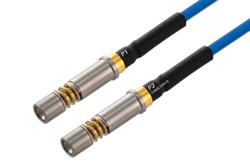 PE3M0416 - SMPM Size 12 D38999 Contact Socket to SMPM Size 12 D38999 Contact Socket Cable Using PE-P086 Coax with HeatShrink, LF Solder