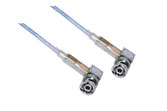 PE3MP2167 - TRB Plug Right Angle to TRB Plug Right Angle 1553 Cable Using 78 Ohm M17/176-00002 Coax