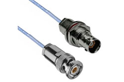PE3MP2252 - TRB 3-Slot Solder/Clamp Plug to TRB 3-Lug Solder/Clamp Non-Isolated Bulkhead Jack M17-176-00002 .129 O.D. Cable