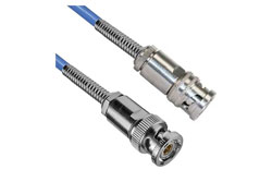 PE3MP2381 - 78 Ohm Bend Relief 3-Slot TRB Solder/Clamp Plug to Bend Relief 2-Slot TRB Solder/Clamp Plug for PE-30-02001 Twinax (.242 O.D.) Cable