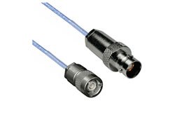 PE3MP3006 - TRS Subminiature Plug to TRB Jack 1553 Cable Using 78 Ohm M17/176-00002 Coax