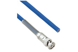 PE3MSA00230 - Halogen Free Bend Relief 3-Slot TRB Plug with Blunt Cut for 78 Ohm TWCH-78-2 Cable