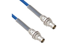 PE3MSA00238 - Halogen Free Bend Relief 3-Lug TRB Non-Insulated Bulkhead Jack to Jack for 78 Ohm TWCH-78-2 Cable