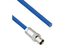 PE3MSA00400 - Halogen Free 3-Lug TRB Jack with Blunt Cut for 78 Ohm TWCH-78-2 Cable