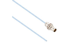 PE3MSA00449 - Lead Free 3-Lug TRB Non-Insulated Bulkhead Jack with Blunt Cut for 78 Ohm M17/176-00002 Cable