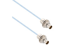 PE3MSA00450 - Lead Free 3-Lug TRB Bulkhead Insulated Jack to Jack for 78 Ohm M17/176-00002 Cable