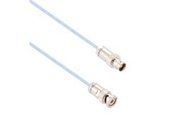 PE3MSA00464 - Lead Free 2-Slot TRB Plug to 3-Lug TRB Jack 1553 Cable Using 78 Ohm M17/176-00002 Twinax