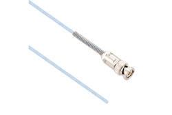 PE3MSA00465 - Lead Free Bend Relief 2-Slot TRB Plug with Blunt Cut 1553 Cable Using 78 Ohm M17/176-00002 Twinax