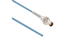 PE3MSA00489 - Lead Free Bend Relief 3-Lug TRB Non-Insulated Bulkhead Jack with Blunt Cut for PE-30-02003 Cable