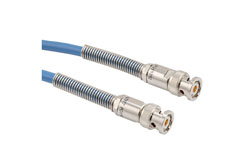 PE3MSA00572 - Lead Free Bend Relief 2-Slot TRB Plug to Plug 1553 Twinax Cable Using 78 Ohm PE-30-02001