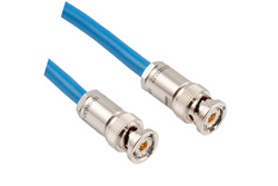 PE3MSA00650 - TRB 3-Slot Plug to TRB 3-Slot Plug 1553 Cable Using 124 Ohm TWC-124-2 Coax