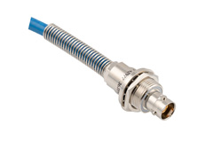 PE3MSA00667 - TRB 3-Lug Jack Insulated Bulkhead to Blunt Cut Genderless 1553 Cable Using 124 Ohm TWC-124-2 Coax Bend Relief Spring