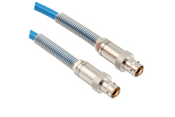 PE3MSA00668 - TRB 3-Lug Jack to TRB 3-Lug Jack 1553 Cable Using 124 Ohm TWC-124-2 Coax Bend Relief Spring