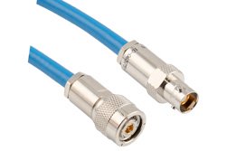 PE3MSA00673 - TRB Plug to TRB 3-Lug Jack 1553 Cable Using 124 Ohm TWC-124-2 Coax