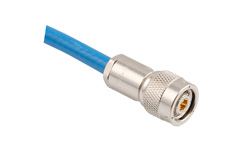 PE3MSA00677 - TRB Plug to Blunt Cut Genderless 1553 Cable Using 124 Ohm TWC-124-2 Coax