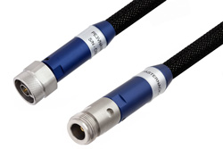 PE3VNA1804 - VNA Ruggedized Test Cable N Male to N Female 18GHz, RoHS