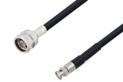 PE3W00090 - N Male to BNC Cable Using LMR-400-UF Coax