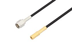 PE3W00620 - SMA Male to SSMB Plug Low Loss Cable Using LMR-100 Coax