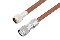 PE3W00941 - N Male to HN Male Cable Using RG393 Coax