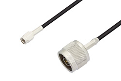 PE3W00990 - SSMA Male to N Male Cable Using RG174 Coax