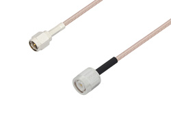 PE3W01011 - SMA Male to TNC Male Cable Using RG316 Coax