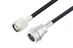 PE3W01199 - TNC Male to QN Male Low Loss Cable Using LMR-195 Coax
