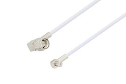 PE3W01415 - SMA Male Right Angle to MCX Plug Right Angle Cable Using RG188-DS Coax