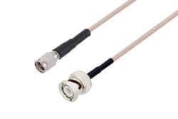 PE3W01705 - SMA Male to BNC Male Cable Using RG316 Coax