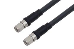 PE3W01937 - SMA Male to SMA Male Low Loss Cable Using PE-C240 Coax