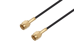 PE3W02034 - SMA Male to SMA Male Cable Using RG174 Coax