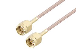 PE3W02070LF - SMA Male to SMA Male Cable Using RG316 Coax , LF Solder