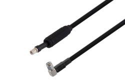 PE3W02246/WP - Waterproof IP68 SMA Male (Plug) to SMA Male (Plug) Right Angle Low Loss Cable Using LMR-240 Coax with Times Microwave Components